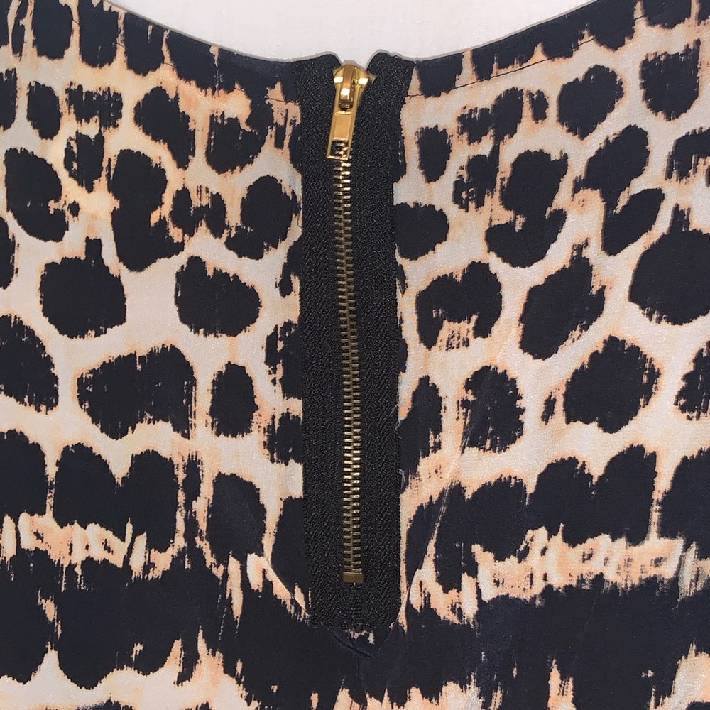 SOLD Anthropologie Maeve Leopard Print Silk Top - Picture 6 of 10